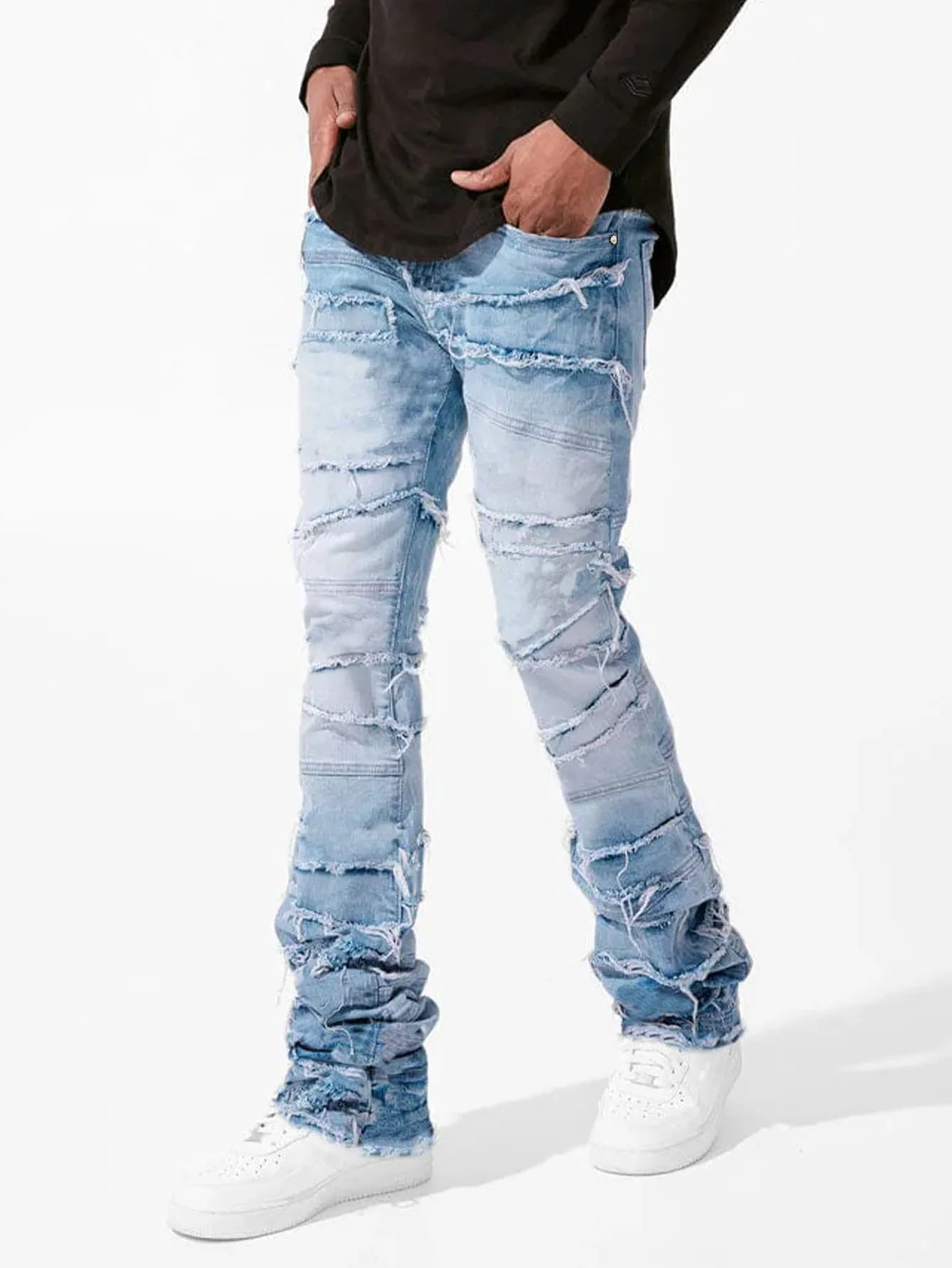 Rogue Stacked Patchwork-Denim