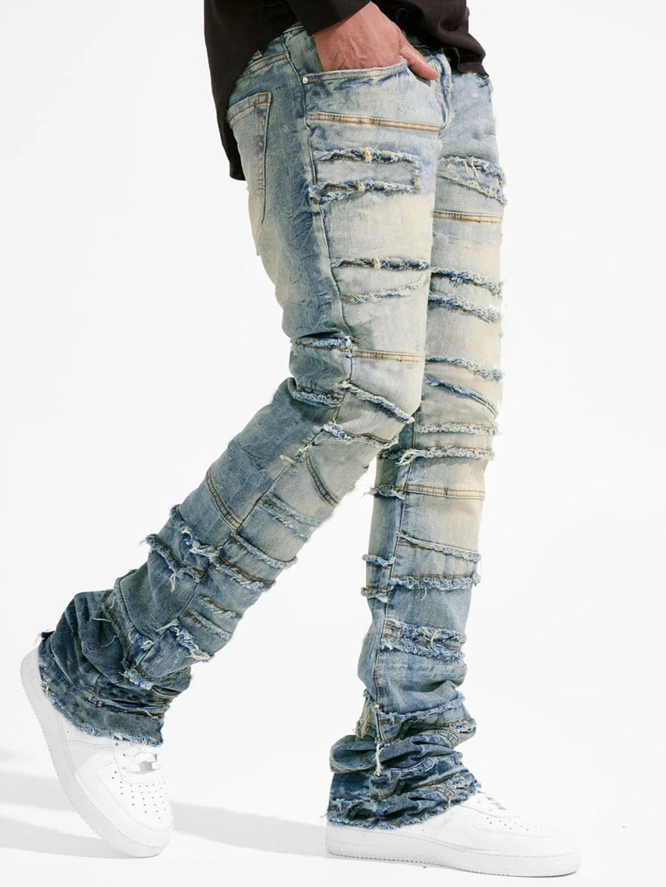 Rogue Stacked Patchwork-Denim