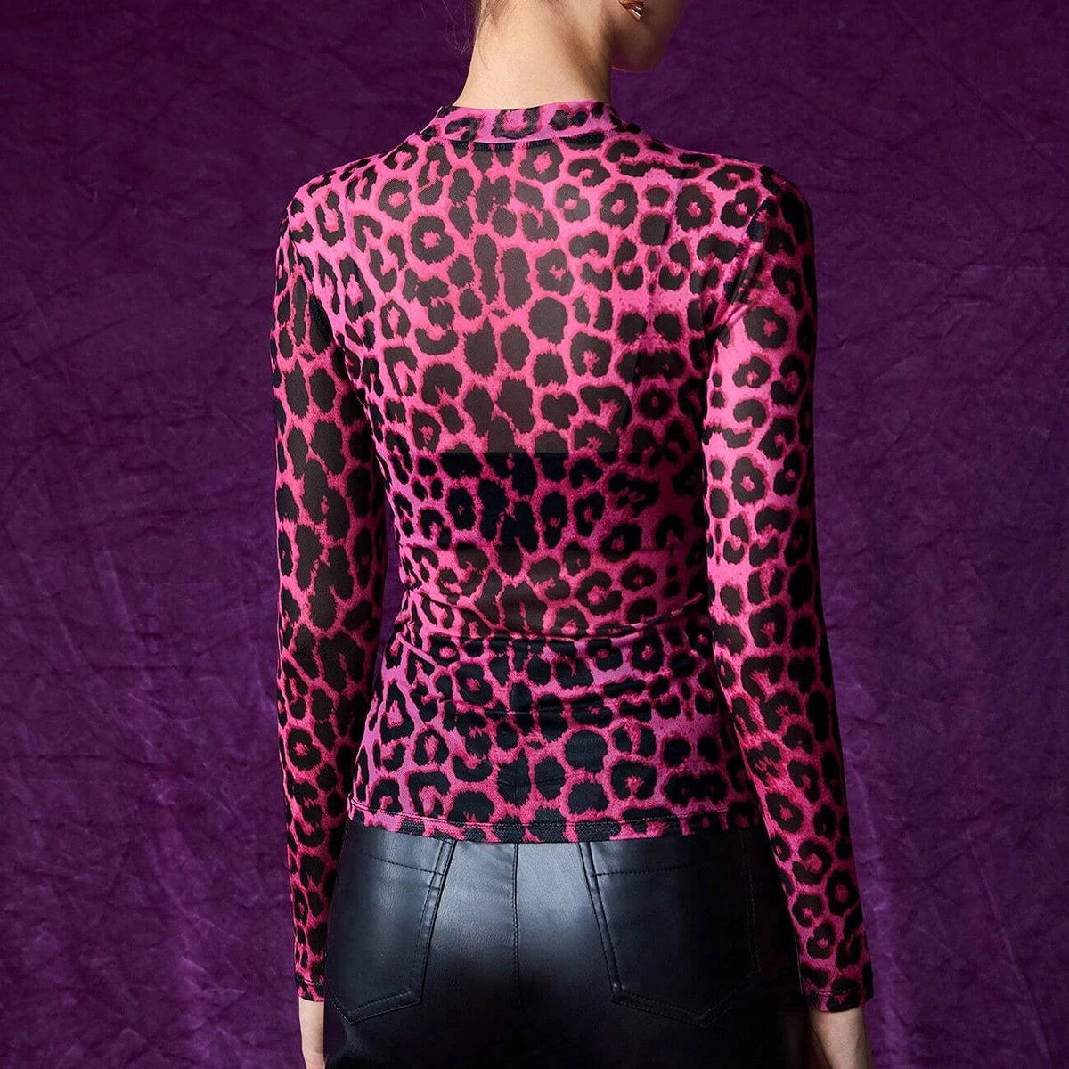 Haut en maille transparente LeClair