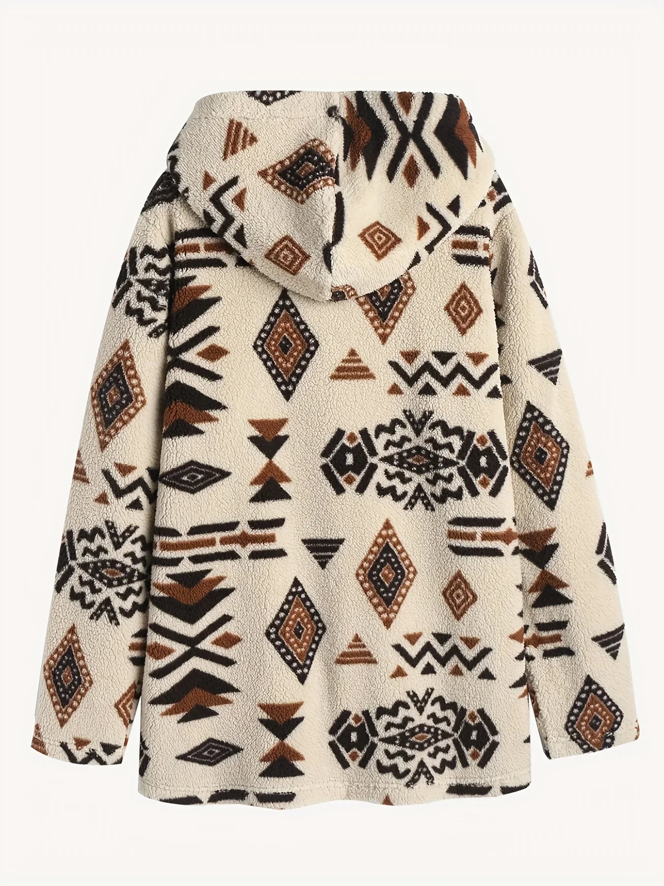 Navajo Hooded Fleece Coat