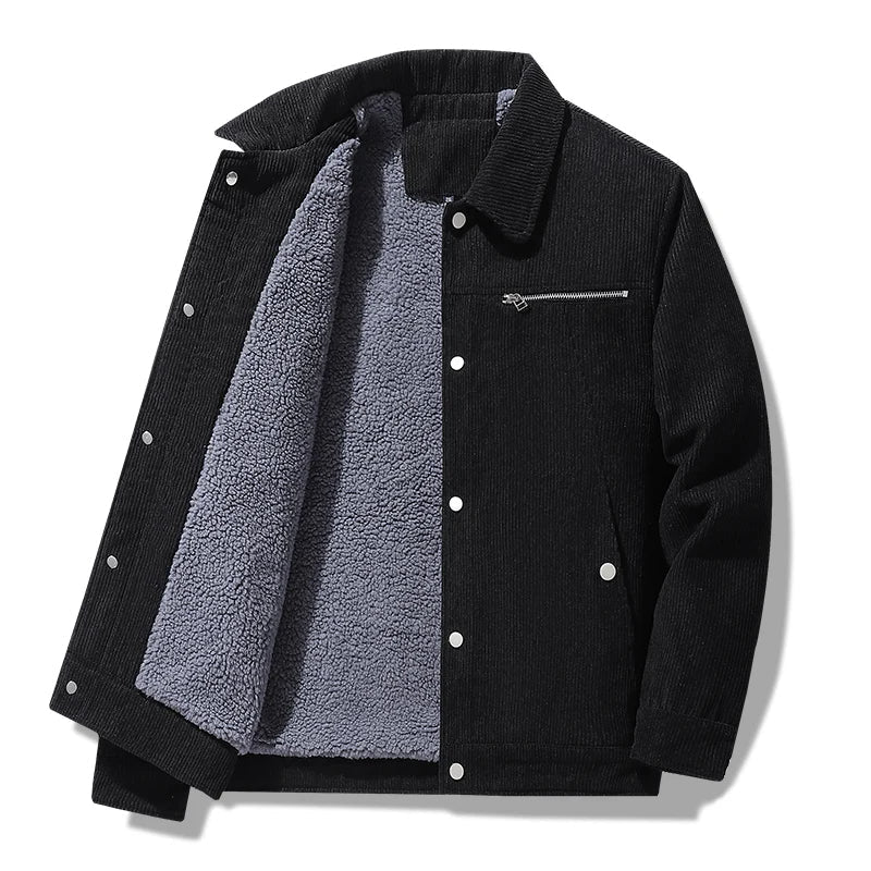 Manteau en velours côtelé Rivage