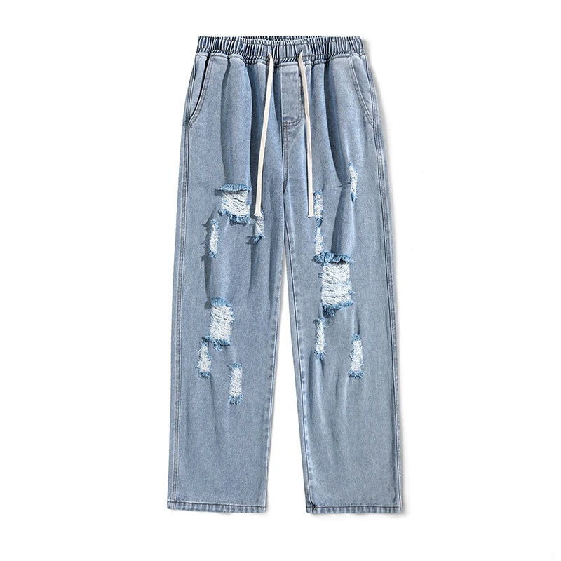 Pantalon de jogging en denim vieilli Riot
