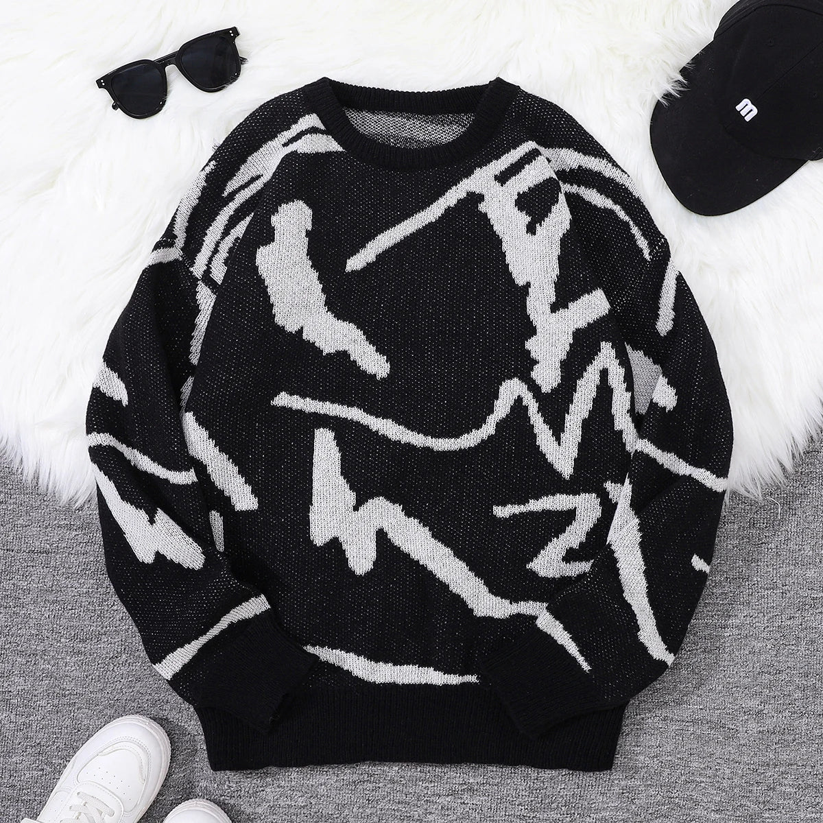 Avantgarde-Strickpullover