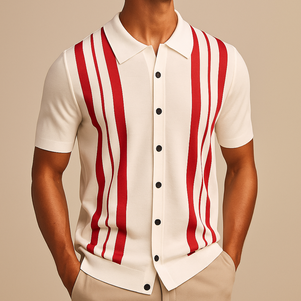 Haverford - Striped Polo Shirt