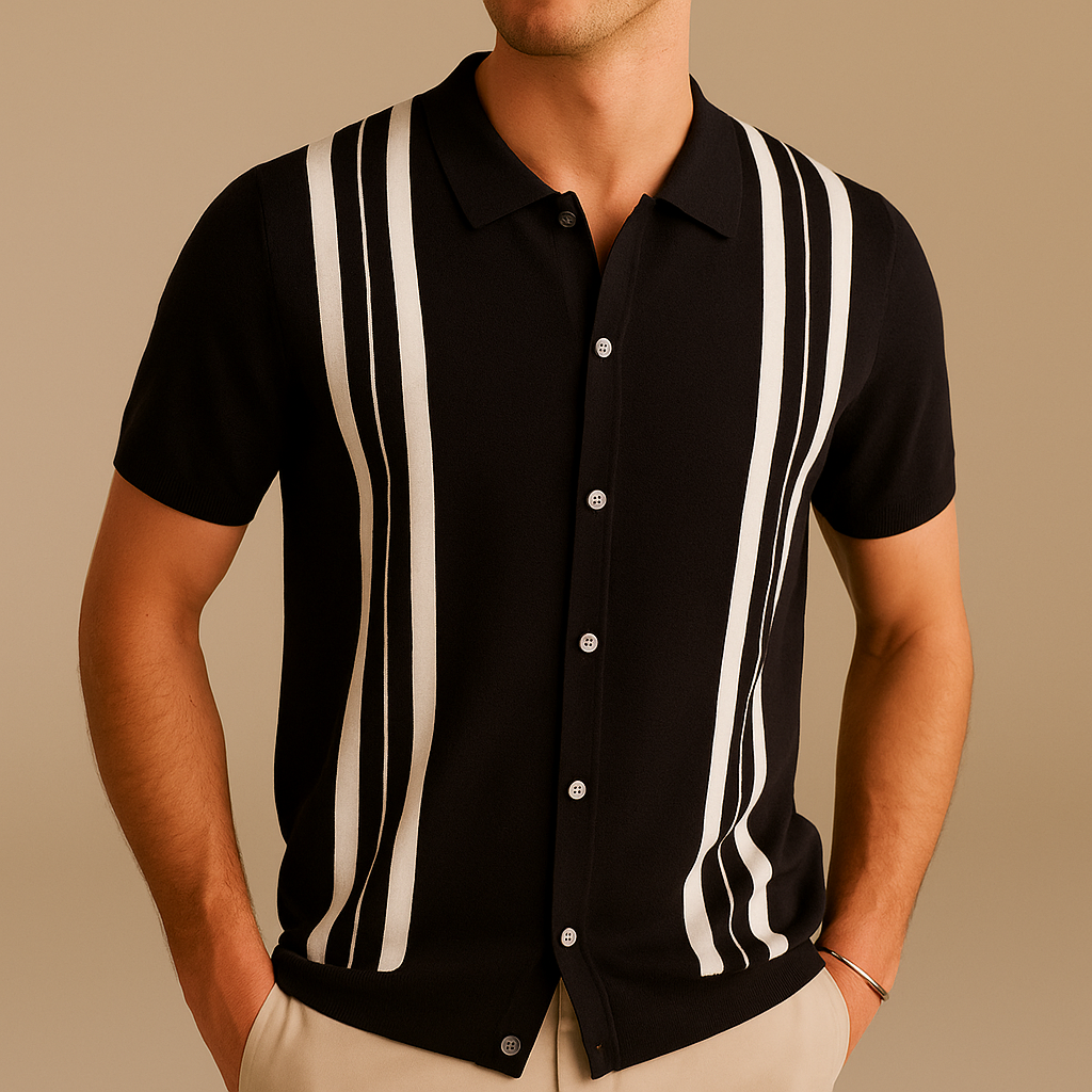Haverford - Striped Polo Shirt