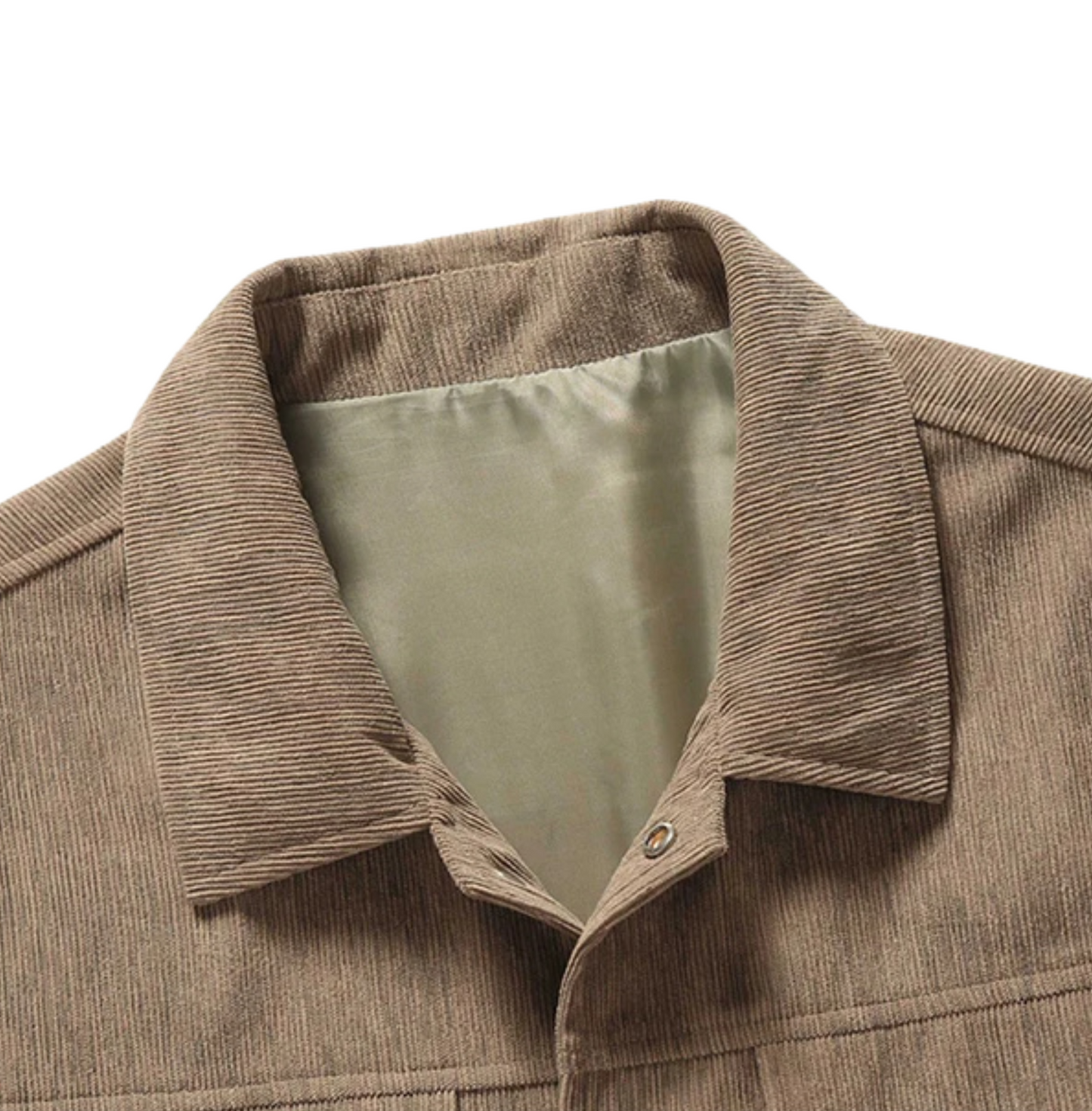 Veste à boutons-pression en velours côtelé Midtown
