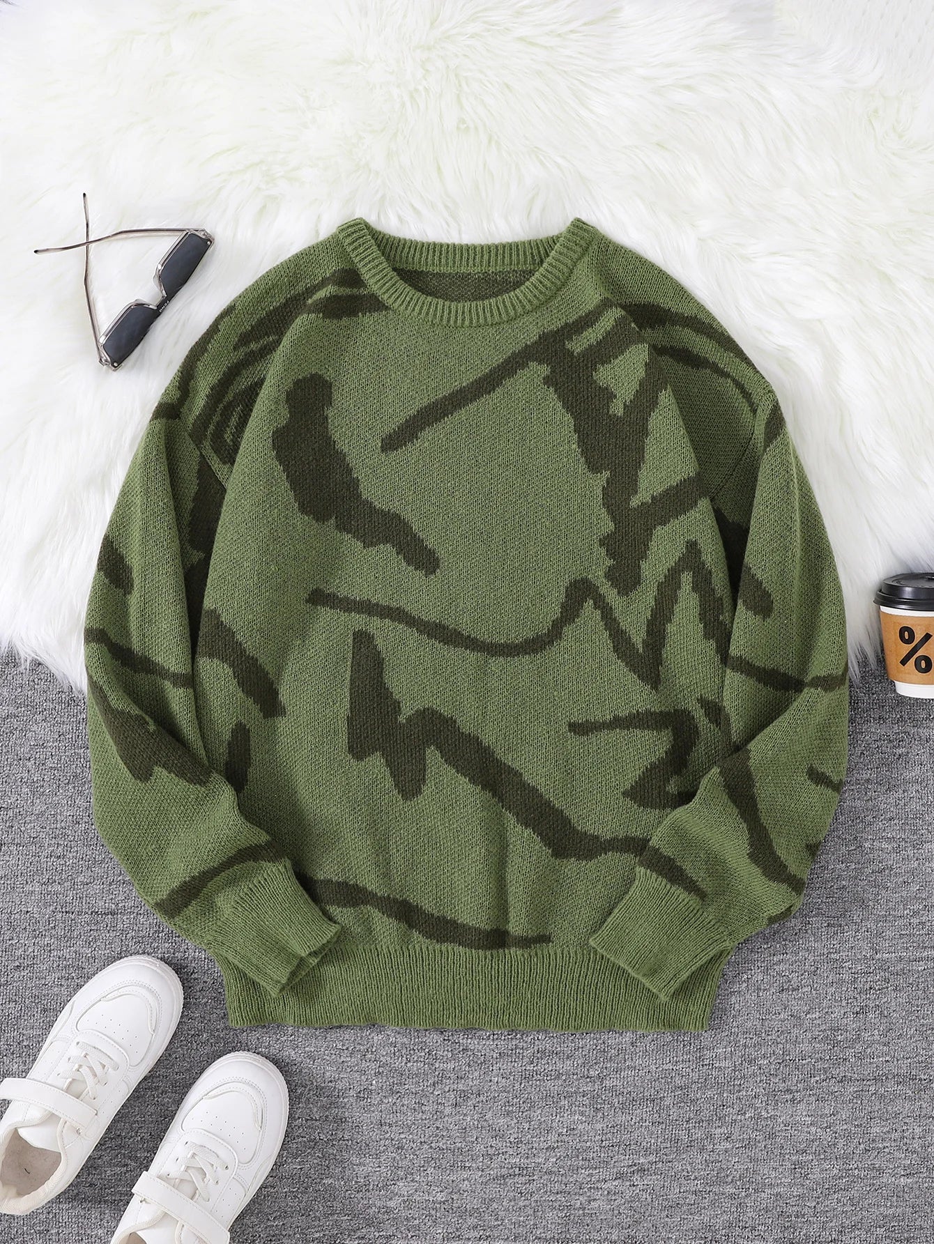 Avantgarde-Strickpullover