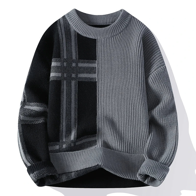 Avantgarde-Gitterpullover