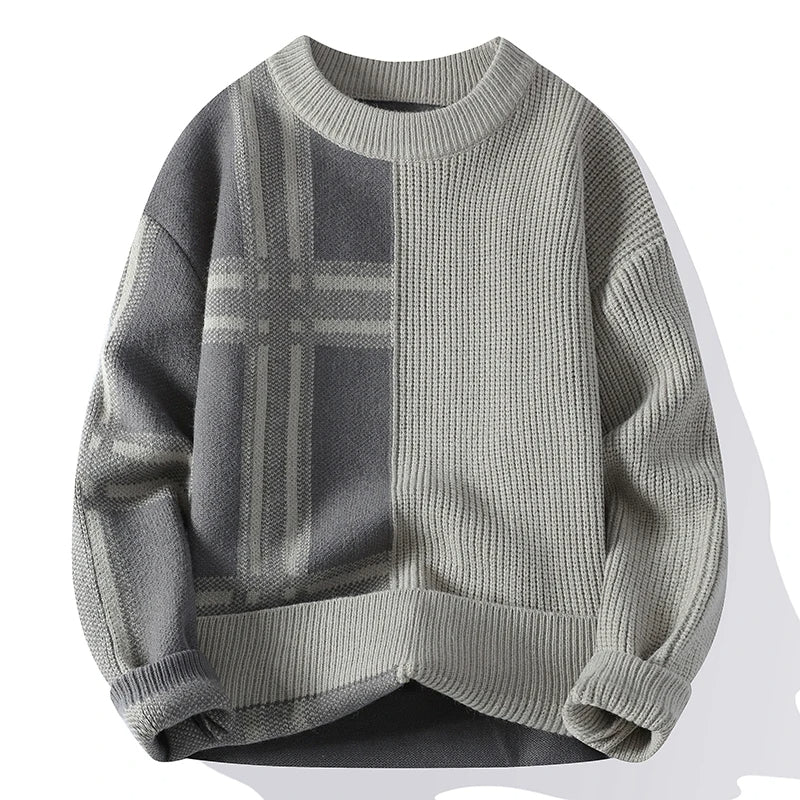 Avantgarde-Gitterpullover