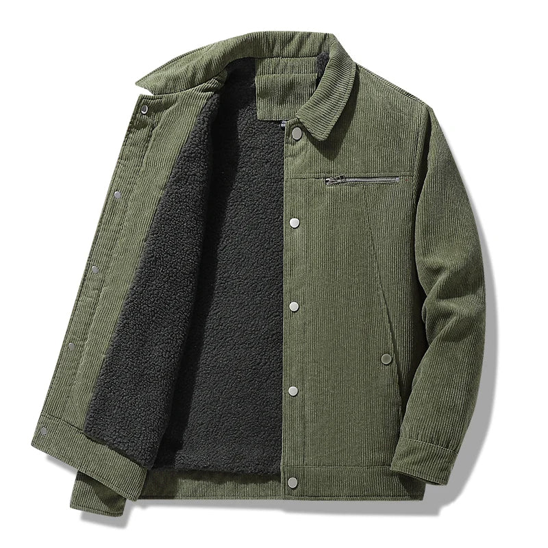 Manteau en velours côtelé Rivage