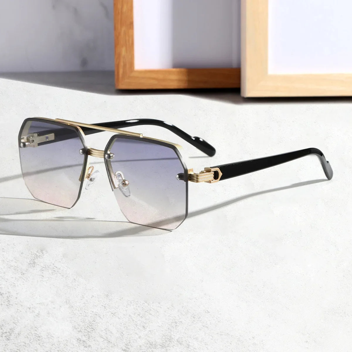 Lunettes de soleil géométriques Aether