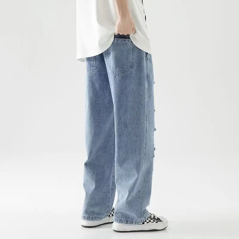Pantalon de jogging en denim vieilli Riot