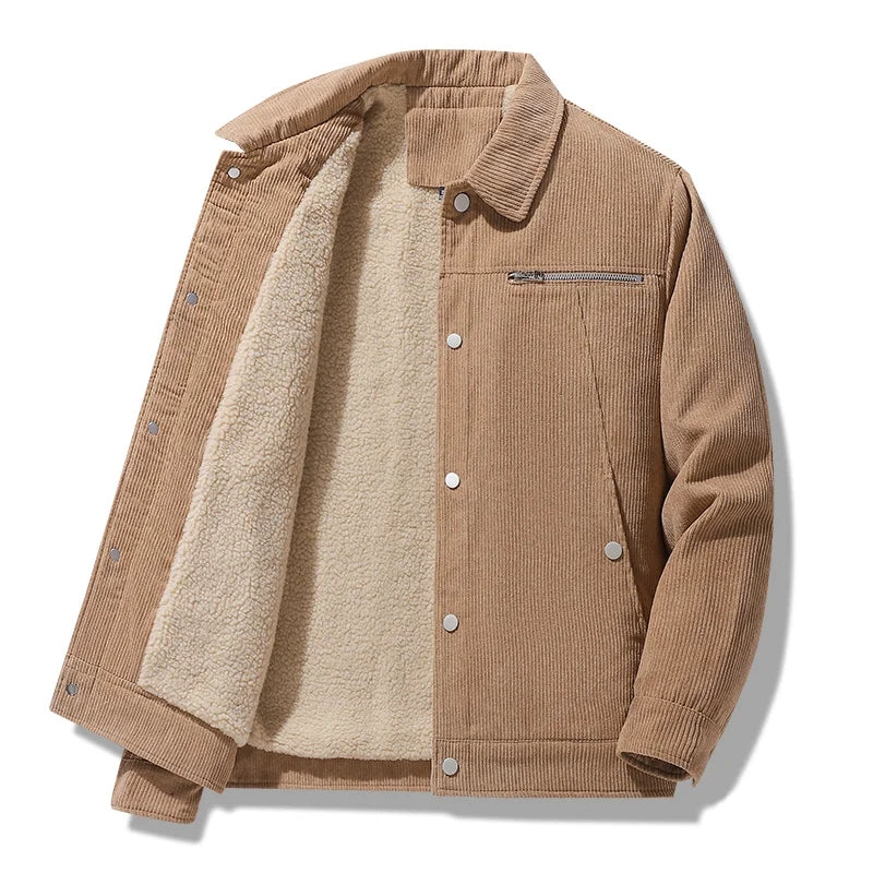 Manteau en velours côtelé Rivage
