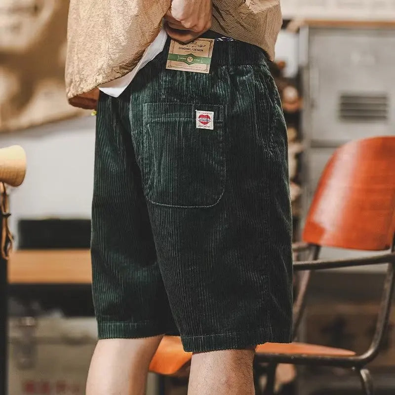 Braxwell – Lockere Cordshorts