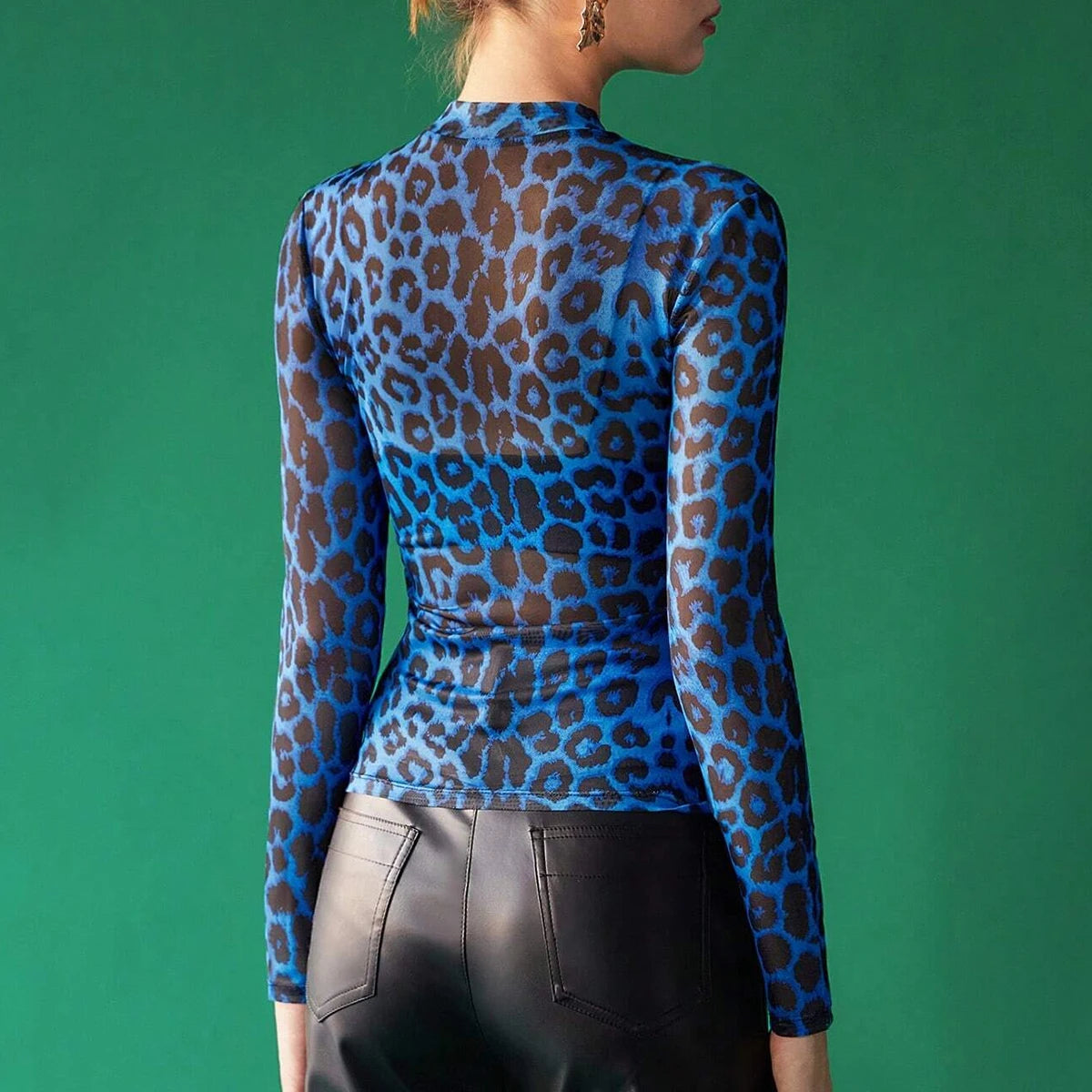 Haut en maille transparente LeClair