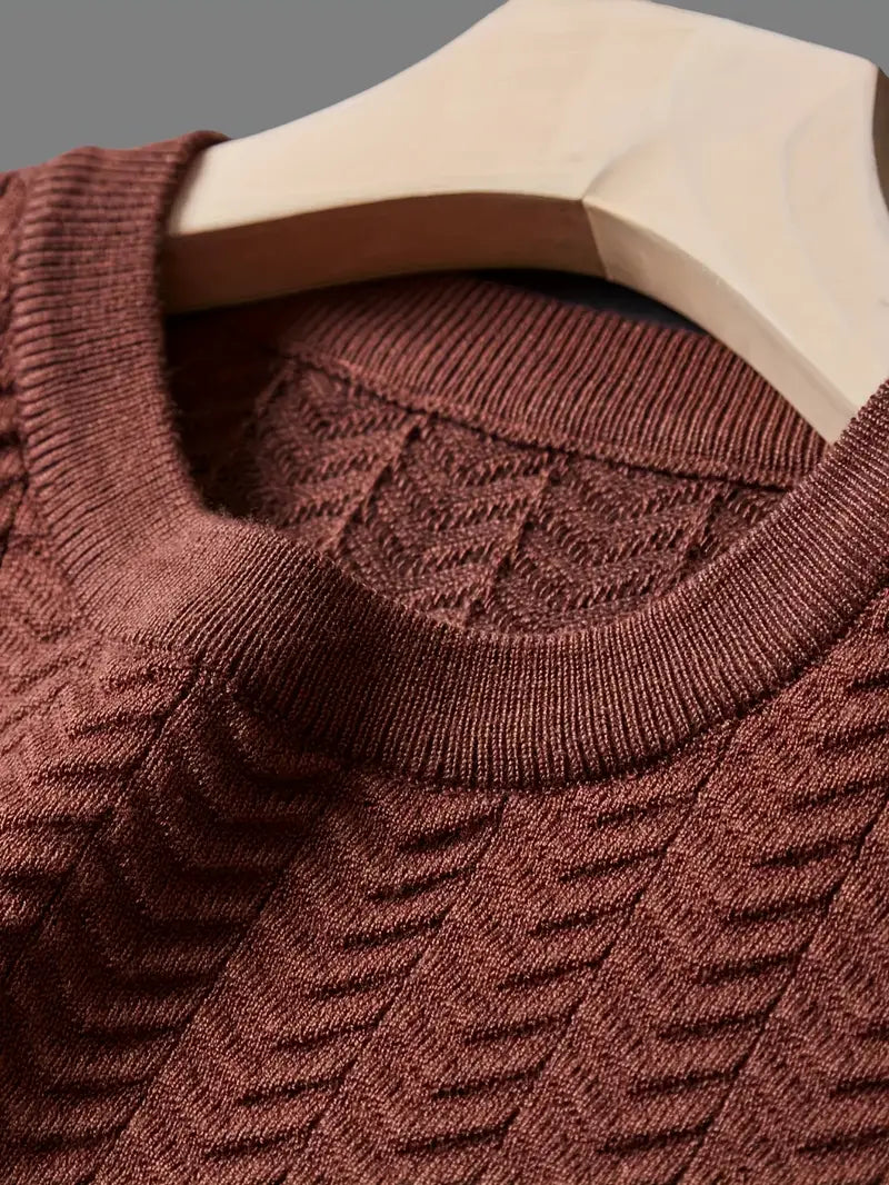 T-shirt en tricot texturé Ridley