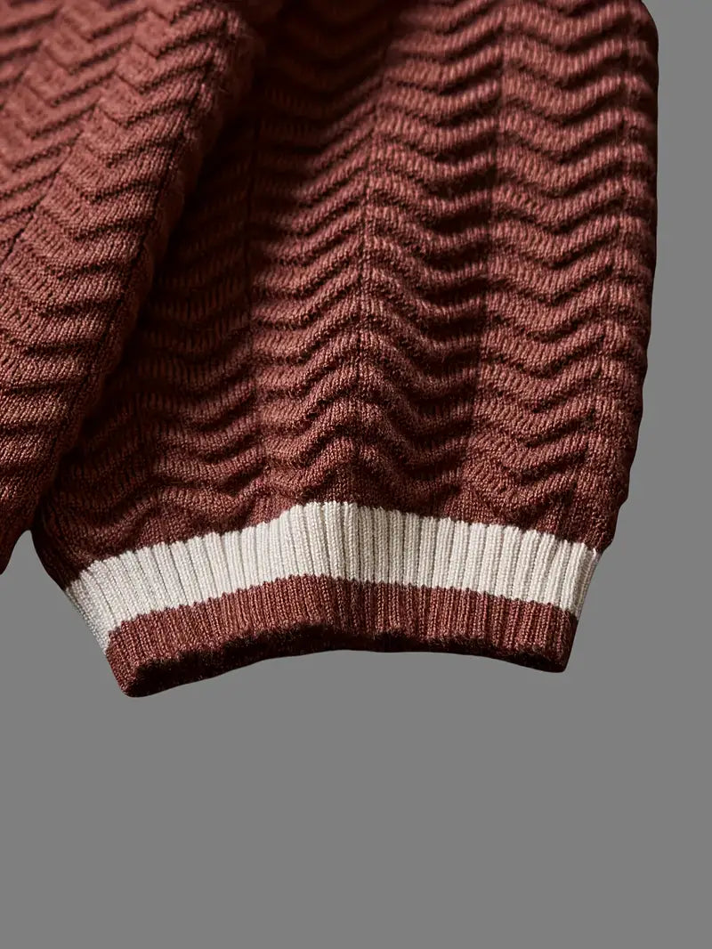 T-shirt en tricot texturé Ridley