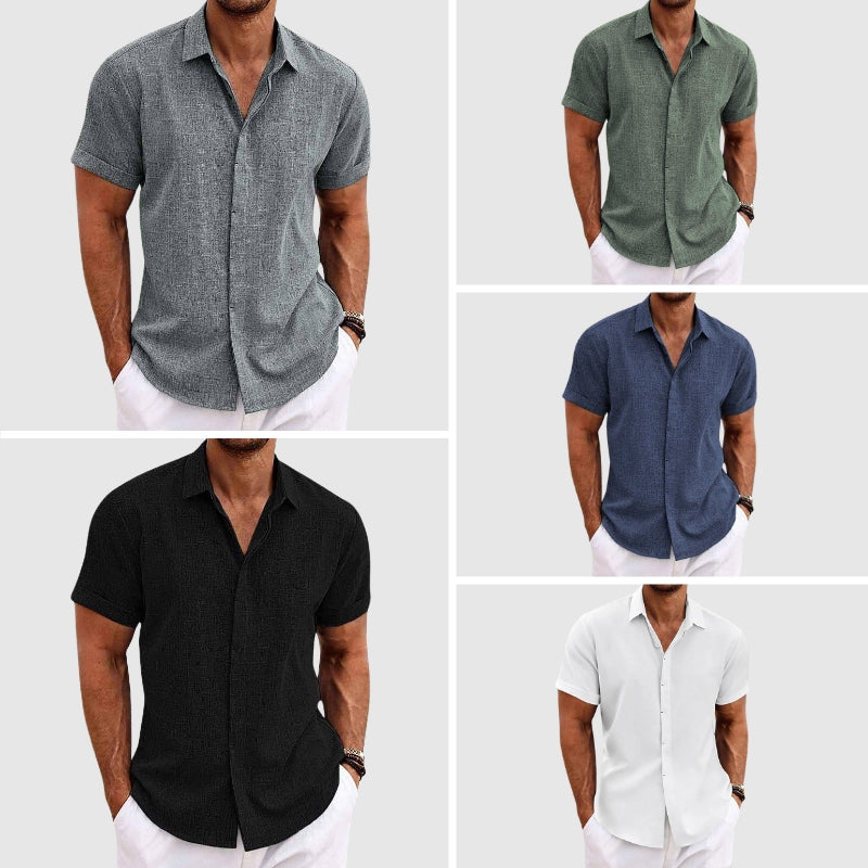 Chemise en lin Laurent Riviera