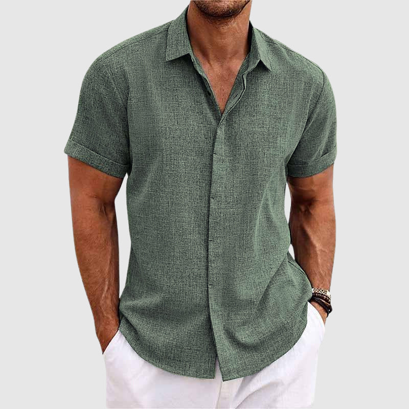 Chemise en lin Laurent Riviera