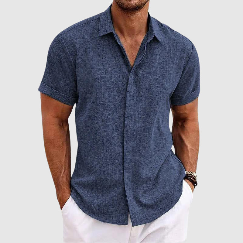 Chemise en lin Laurent Riviera