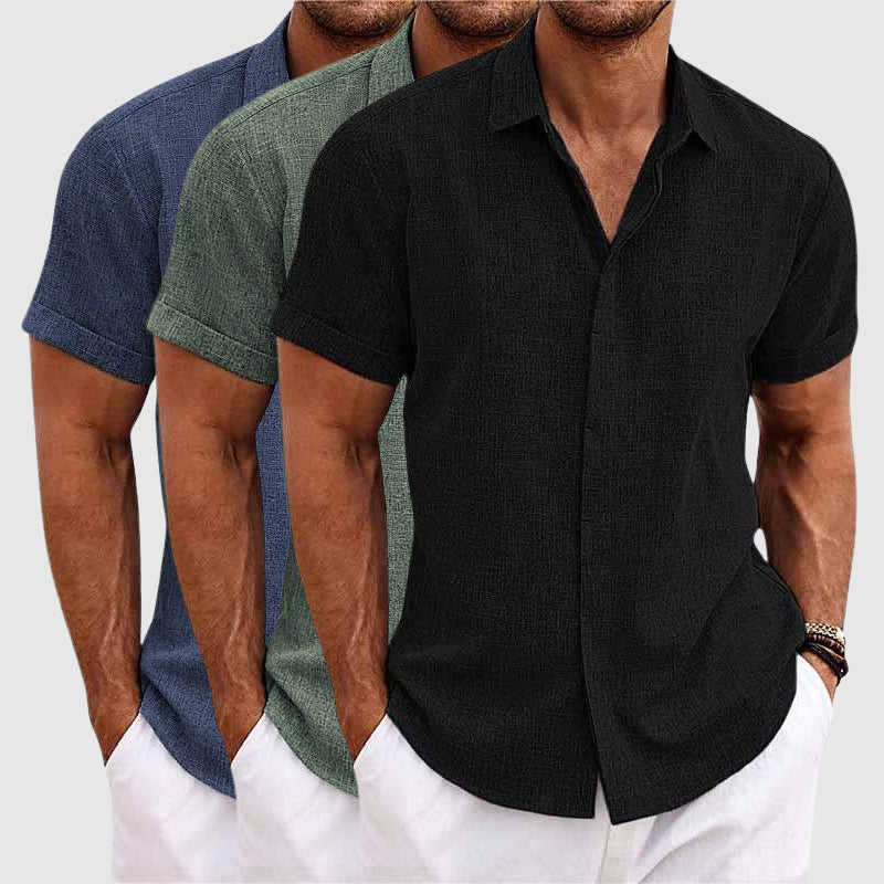 Chemise en lin Laurent Riviera