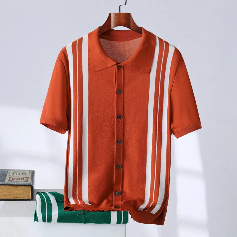 Haverford - Striped Polo Shirt