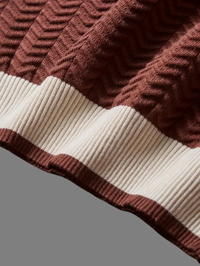 T-shirt en tricot texturé Ridley