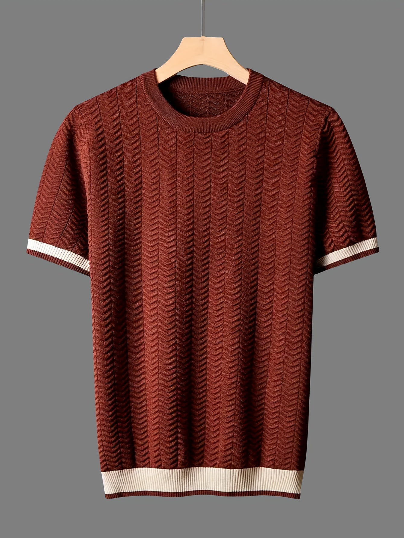 T-shirt en tricot texturé Ridley