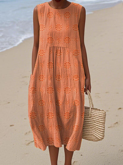 ELARA – SLEEVELESS SUMMER STAPLE DRESS