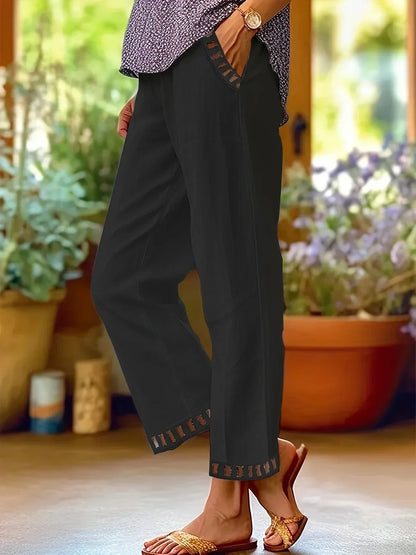 ELLEN - COTTON PANTS