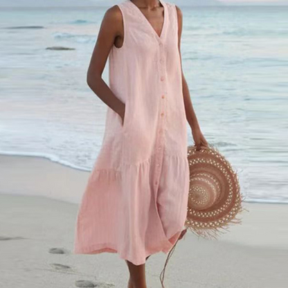 LYRA – SUMMER V-NECK DRESS