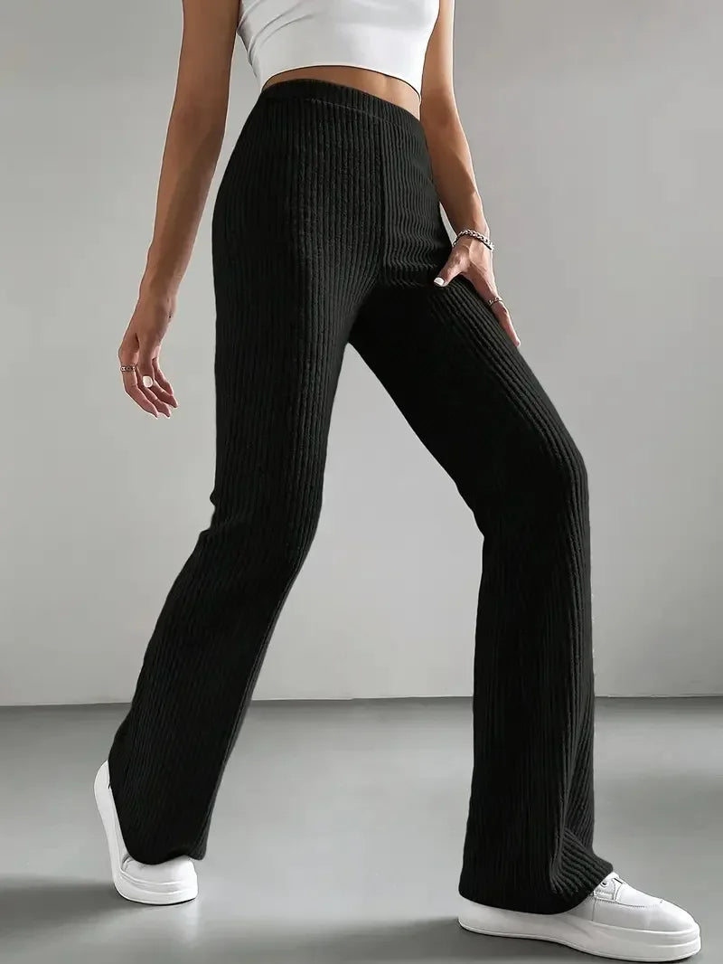 Pantalon évasé côtelé Holloway
