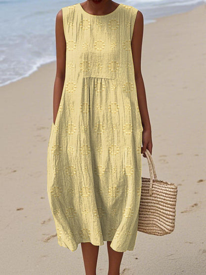 ELARA – SLEEVELESS SUMMER STAPLE DRESS