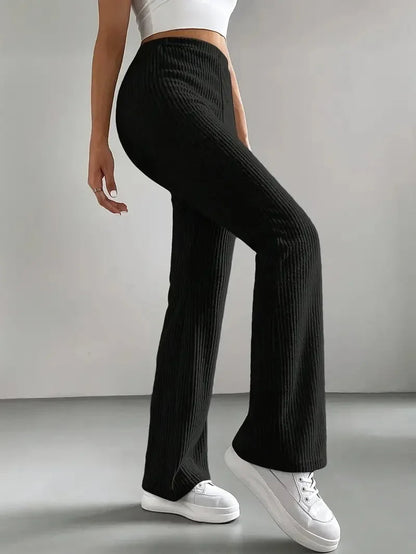 Pantalon évasé côtelé Holloway