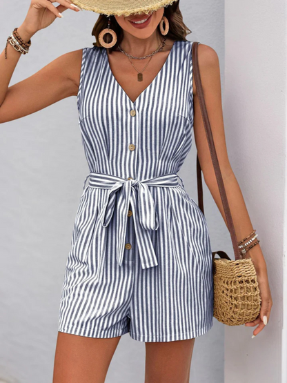Sundown Stripe Romper