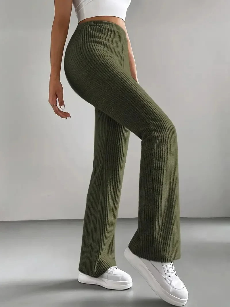Pantalon évasé côtelé Holloway