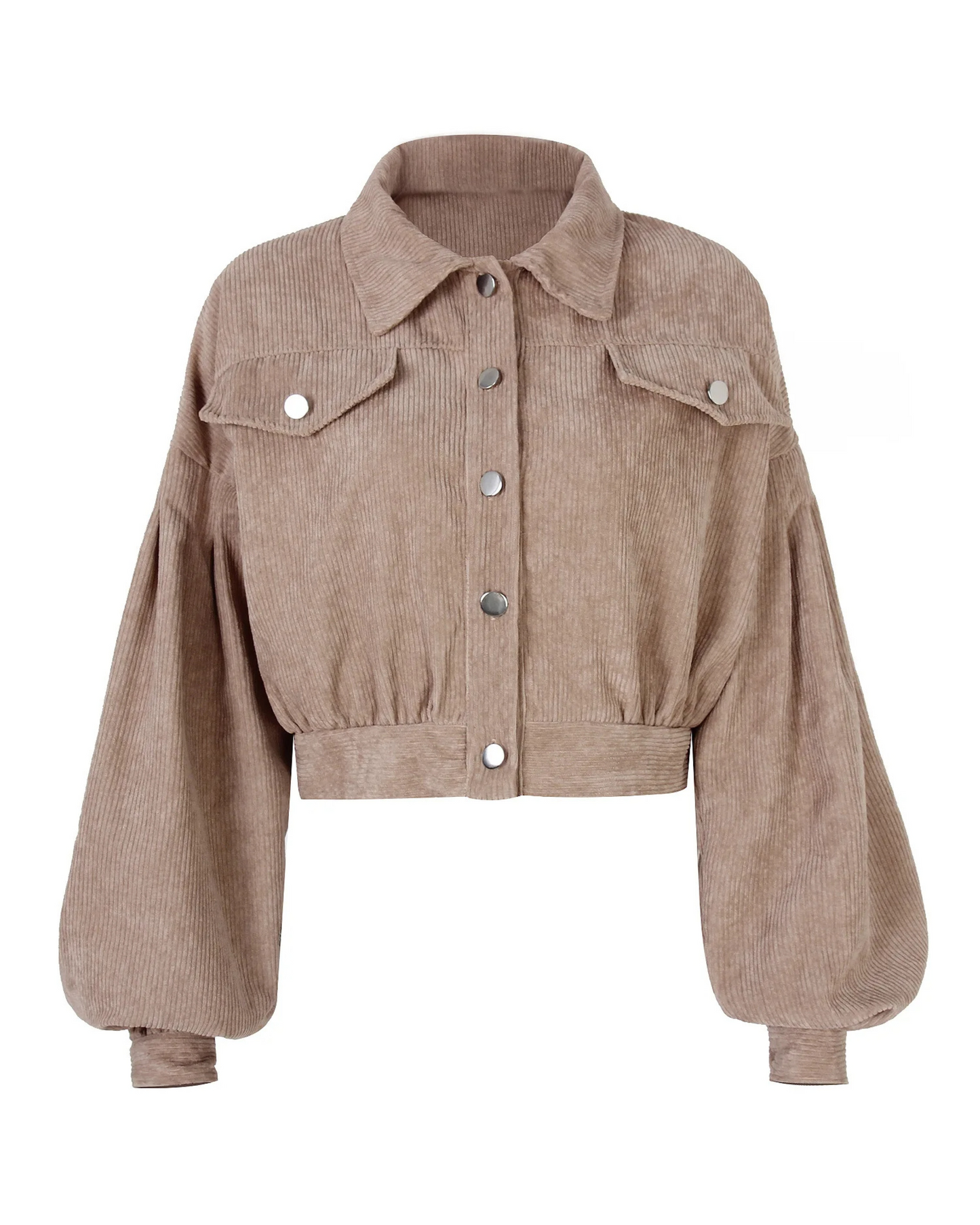 Kurze Jacke aus Velourscord 