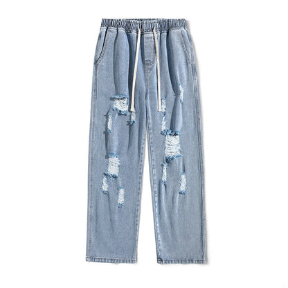 Pantalon de jogging en denim vieilli Riot