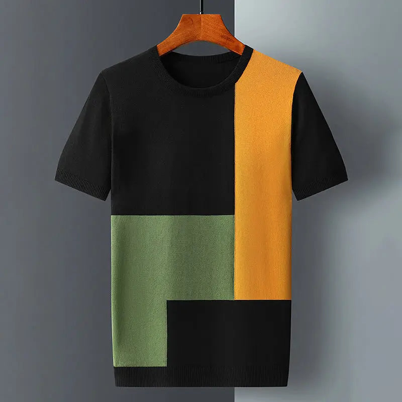 Bauhaus Colorblock-Hemd