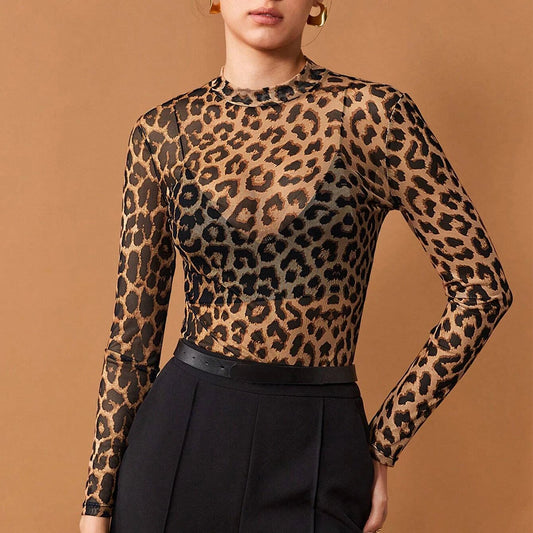Haut en maille transparente LeClair