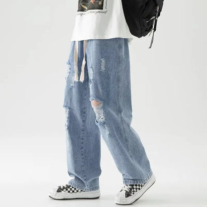 Pantalon de jogging en denim vieilli Riot