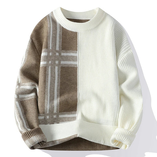 Avantgarde-Gitterpullover