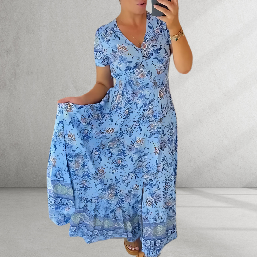 SONIA - V-NECK SUMMER DRESS