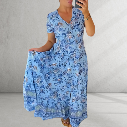 SONIA - V-NECK SUMMER DRESS