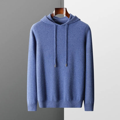 Sweat à capuche en laine mérinos Monaco