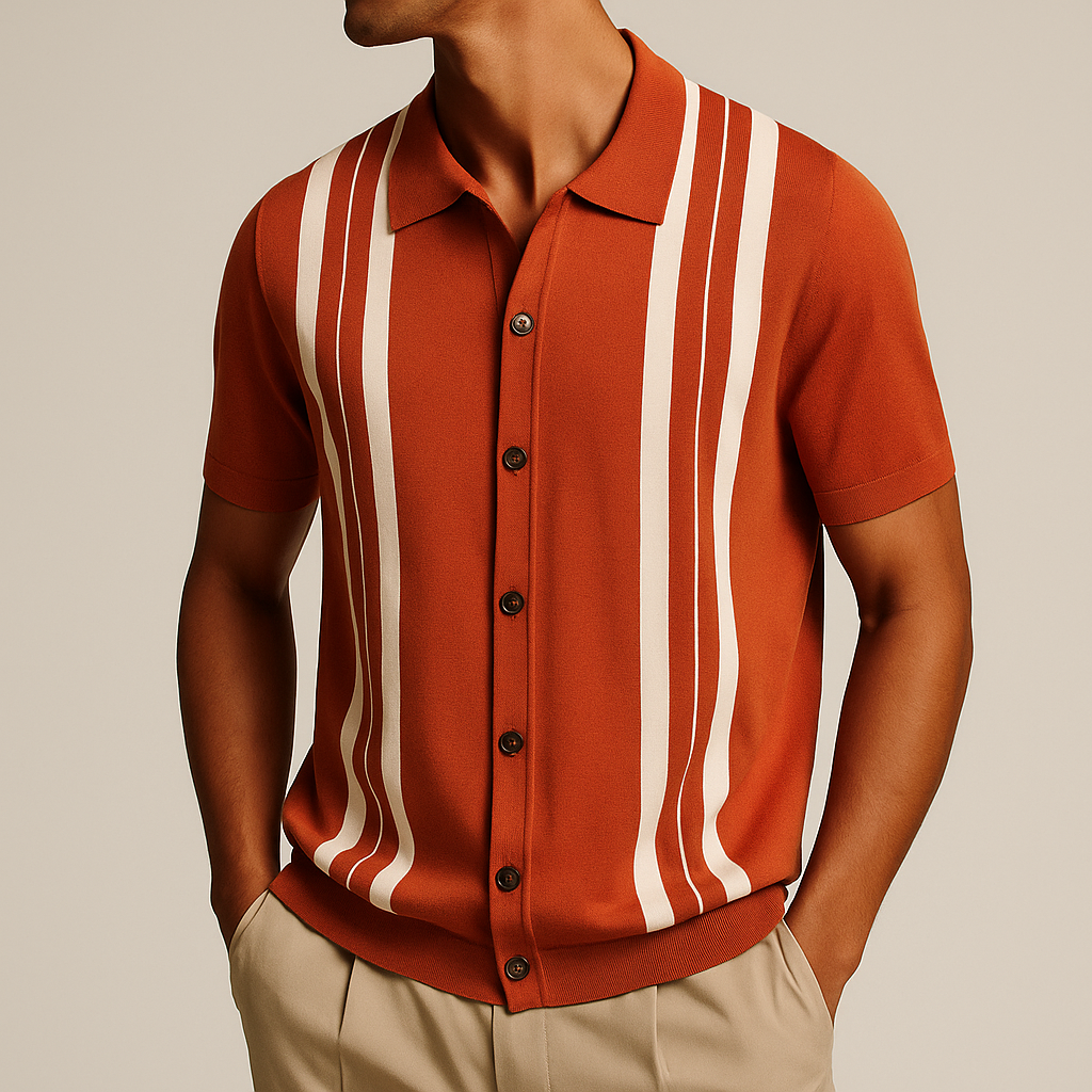 Haverford - Striped Polo Shirt