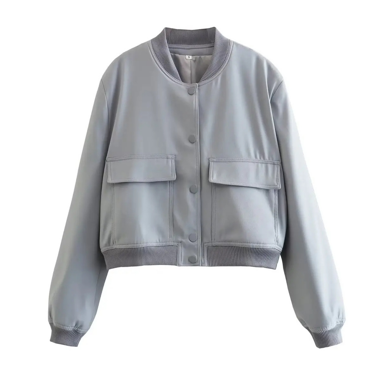 Amari Crop Bomber Jacket