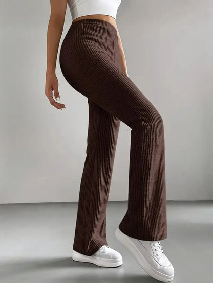 Pantalon évasé côtelé Holloway
