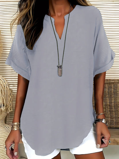 EMILY | RELAXED V-NECK EVERYDAY TEE