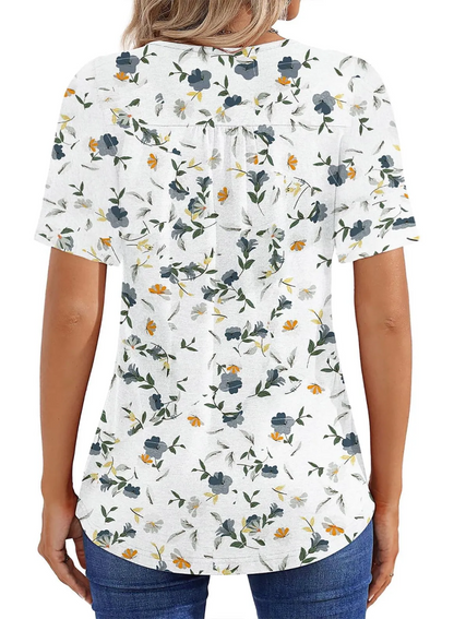 BONNIE - CASUAL SHORT SLEEVE BLOUSE